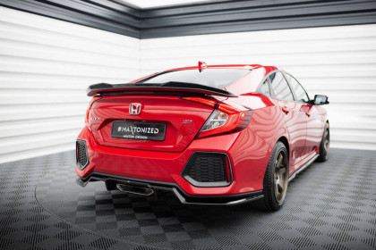 Prodloužení spoileru 3D Honda Civic SI Mk10 černý lesklý plast