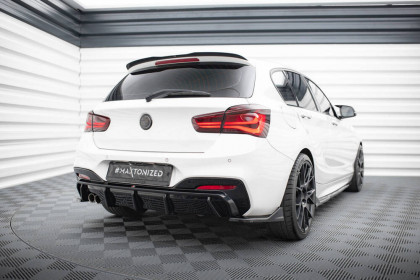 Splittery zadní boční BMW 1 M-Pack / M140i F20 Facelift černý lesklý plast