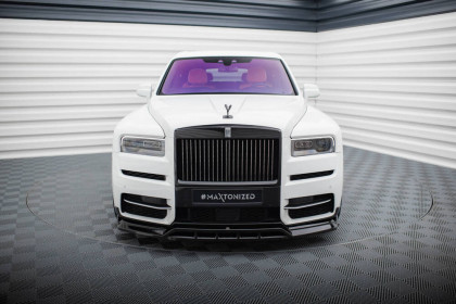 Spojler pod nárazník lipa Rolls Royce Cullinan černý lesklý plast