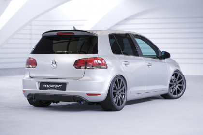 Spoiler pod zadní nárazní, difuzor CSR pro VW Golf 6 - černá struktura