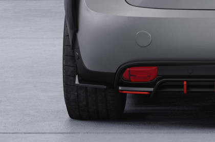 Spoilery pod zadní nárazník - boční splittery - CSR -  Mini F56 Cooper SE 2021- Carbon look lesklý