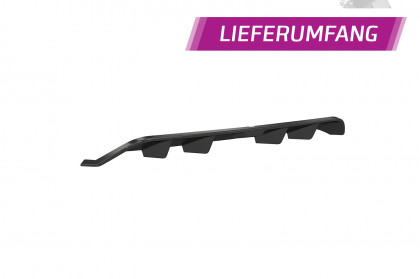 Spoiler pod zadní nárazník, difuzor CSR pro Opel Astra L hatchback - carbon look lesklý