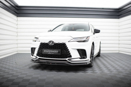 Spojler pod nárazník lipa Lexus RX F-Sport Mk5 černý lesklý plast