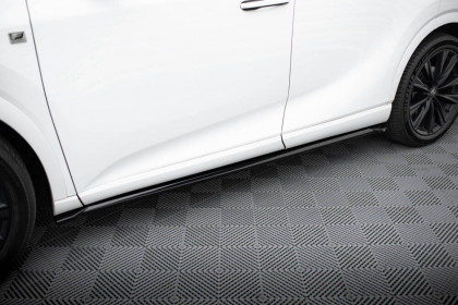 Prahové lišty Lexus RX F-Sport Mk5 černý lesklý plast