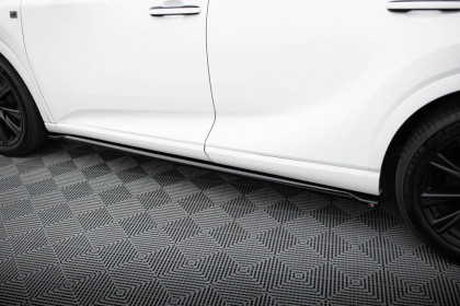 Prahové lišty Lexus RX F-Sport Mk5 černý lesklý plast