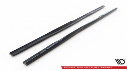 Prahové lišty Ford S-Max ST-Line Mk2 černý lesklý plast