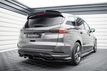 Prodloužení spoileru 3D Ford S-Max ST-Line Mk2 černý lesklý plast