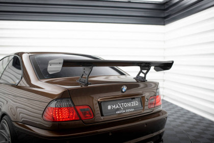 Zadní spoiler křídlo BMW 3 Coupe E46 carbon - uzké uchycení