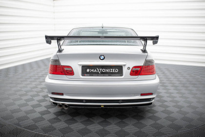 Zadní spoiler křídlo BMW 3 Coupe E46 carbon - širkoké uchycení