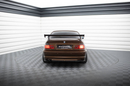 Zadní spoiler křídlo BMW 3 Coupe E46 carbon - širkoké uchycení