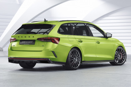 Spoiler pod zadní nárazník, difuzor CSR pro Škoda Octavia 4 RS / RS Plus 2019- carbon look matný