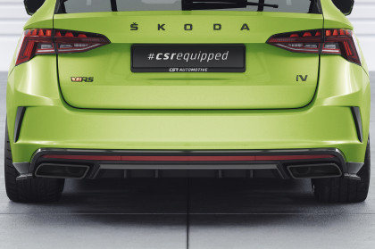 Spoiler pod zadní nárazník, difuzor CSR pro Škoda Octavia 4 RS / RS Plus 2019- carbon look matný