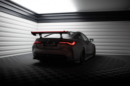 Zadní spoiler křídlo + LED BMW M4 G82 / M440i G22 / 4 M-Pack G22 carbon - uzké uchycení