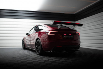 Zadní spoiler křídlo + LED Tesla Model 3 carbon