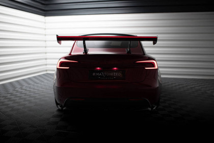 Zadní spoiler křídlo + LED Tesla Model 3 carbon