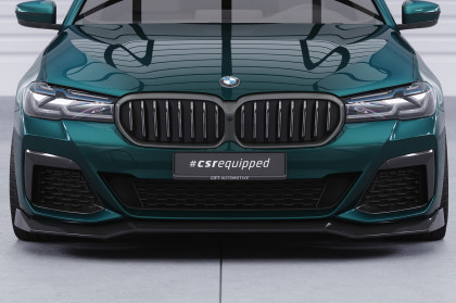 Spoiler pod přední nárazník CSR CUP pro BMW 5 G30/G31 M-Paket LCI - carbon look lesklý