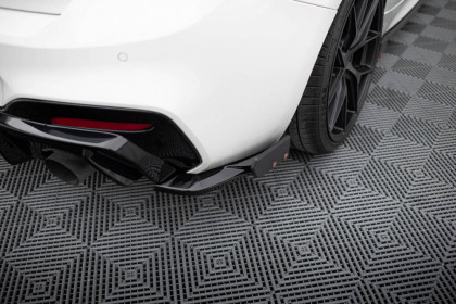 Splittery zadní boční V.5 + flaps BMW 1 M-Pack / M140i F20 Facelift černý lesklý plast