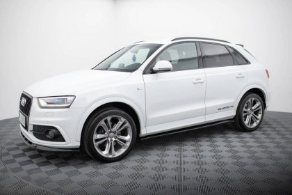 Prahové lišty Audi Q3 S-line 8U černý lesklý plast