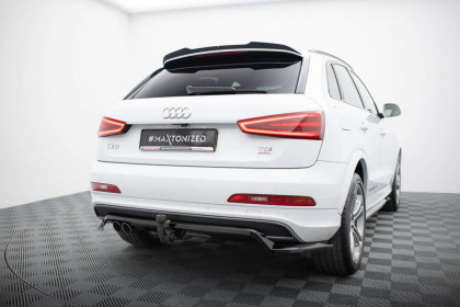 Spoiler zadního nárazniku Audi Q3 S-line 8U černý lesklý plast