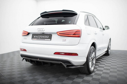 Spoiler zadního nárazniku Audi Q3 S-line 8U černý lesklý plast