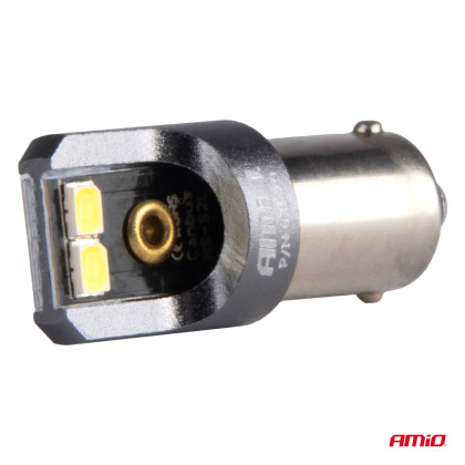 LED žárovky CANBUS PRO T4W BA9S 4x2016 SMD bílé 12V 24V AMIO-03579