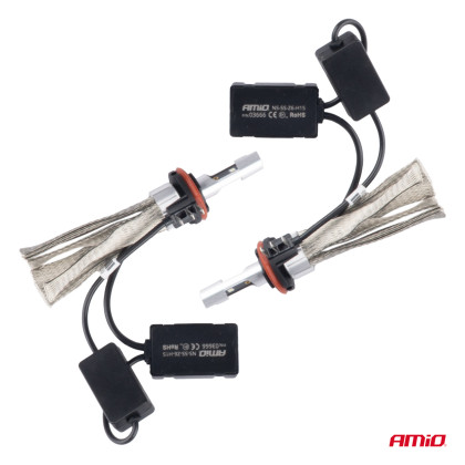 LED žárovky do auta FLEX+ H15 6000K série 12V 24V Canbus AMIO-03666