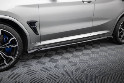Prahové lišty BMW X4 M F98 černý lesklý plast