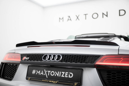 Prodloužení spoileru Audi R8 Spyder Mk2 černý lesklý plast