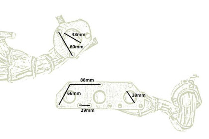 Výfukové svody Audi 2.7 BiTurbo