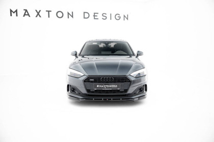 Spojler pod nárazník lipa V.2 Audi A5 F5 Facelift Facelift černý lesklý plast