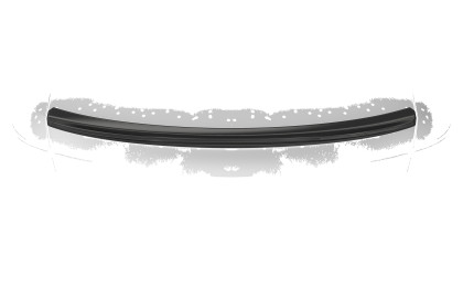 Křídlo, spoiler CSR pro Mercedes-Benz GLC (C253) Coupe - černý lesklý