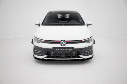 Street pro spojler pod nárazník lipa Volkswagen Golf GTI / GTE / R-Line Mk8 Facelift černo červený