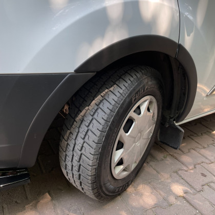 Plastové lemy blatníků pro FORD Transit Custom MK1 2012-2018 s TÜV