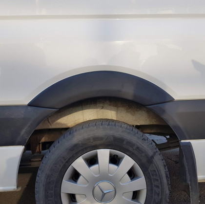 Plastové lemy blatníků pro MERCEDES Sprinter W906 Facelift 2014-2018 s TÜV