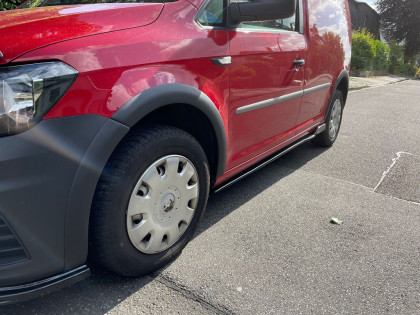Plastové lemy blatníků pro VOLKSWAGEN Caddy MK4 2015-2021 s TÜV