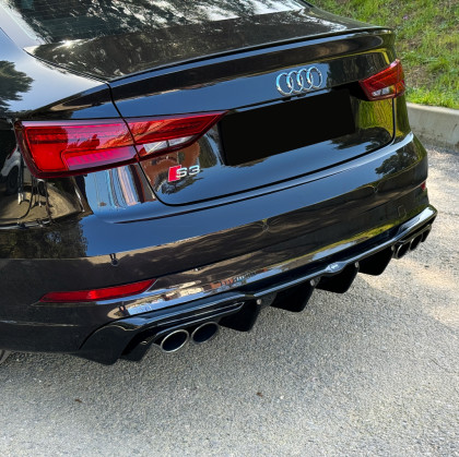Difuzor zadního nárazníku pro AUDI S3 Sedan 8V Facelift 2016-2020