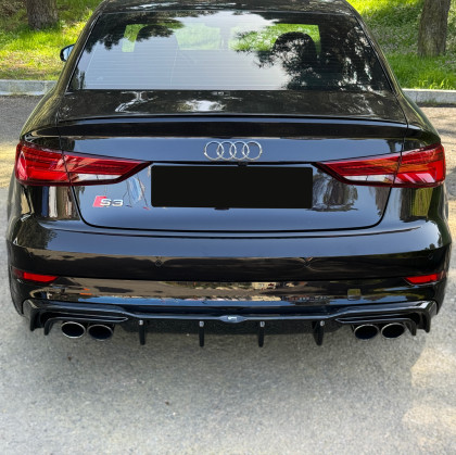 Difuzor zadního nárazníku pro AUDI S3 Sedan 8V Facelift 2016-2020