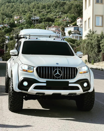 Plastové lemy blatníků pro MERCEDES X Class W470 2017+ ( Jumbo ) s TÜV