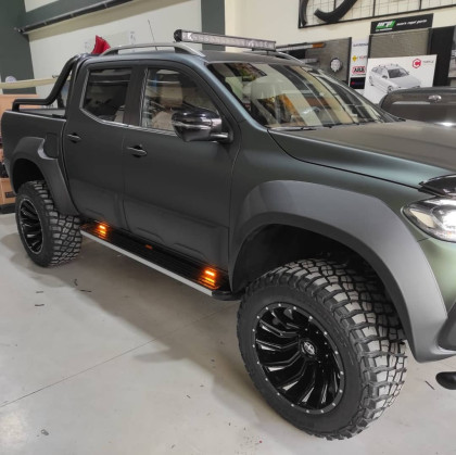Plastové lemy blatníků pro MERCEDES X Class W470 2017+ ( Jumbo ) s TÜV