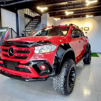 Plastové lemy blatníků pro MERCEDES X Class W470 2017+ ( Jumbo ) s TÜV