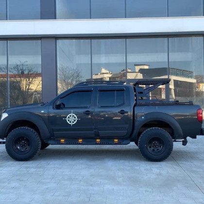 Plastové lemy blatníků pro NISSAN Navara D40 2005-2010 s TÜV