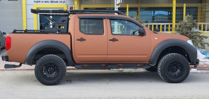 Plastové lemy blatníků pro NISSAN Navara D40 2010-2014 s TÜV