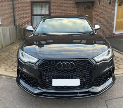 Spoiler pod přední nárazník pro AUDI RS6 C7 Facelift 2013-2017 s TÜV