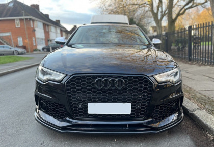 Spoiler pod přední nárazník pro AUDI RS6 C7 Facelift 2013-2017 s TÜV