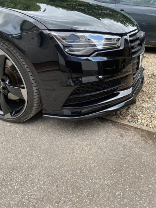 Spoiler pod přední nárazník pro AUDI S7 / A7 S-Line C7 FL 2014-2017 s TÜV