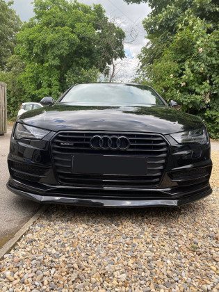 Spoiler pod přední nárazník pro AUDI S7 / A7 S-Line C7 FL 2014-2017 s TÜV