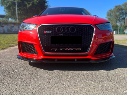 Spoiler pod přední nárazník pro AUDI RS3 8V Sportback 2015-2016 s TÜV