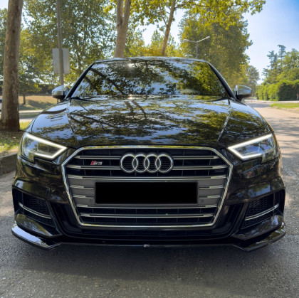 Spoiler pod přední nárazník pro AUDI A3 S-Line / S3 Sportback 8V Facelift 2016-2019 Version 2 s TÜV