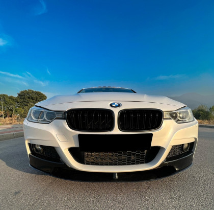 Spoiler pod přední nárazník pro BMW 3 F30 M-Pack 2012-2019 w / Flaps s TÜV
