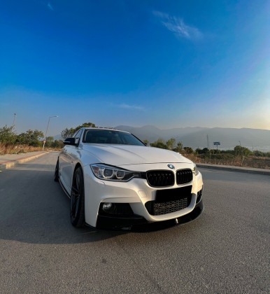 Spoiler pod přední nárazník pro BMW 3 F30 M-Pack 2012-2019 w / Flaps s TÜV